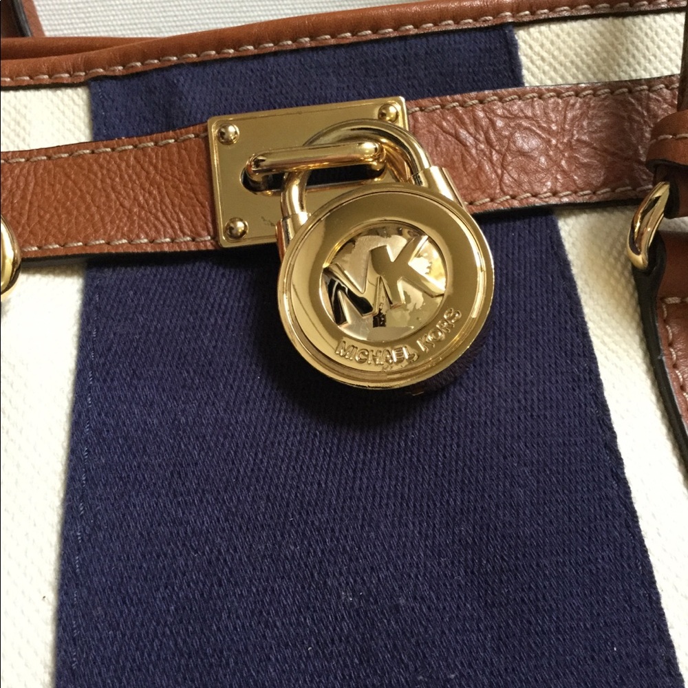 💙 Michael Kors Hamilton Bag LARGE 💙 - Picture 2 of 8